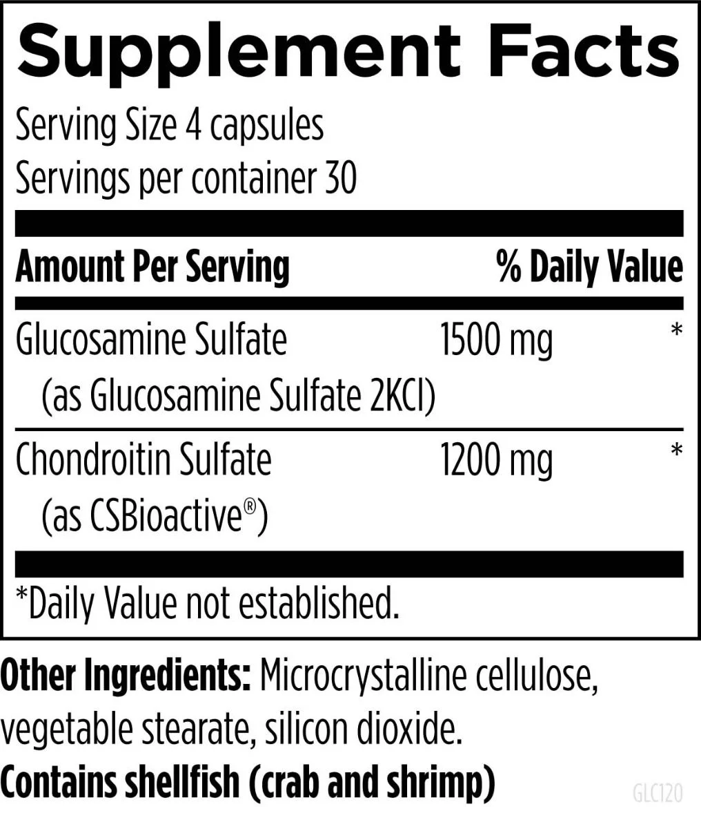 Glucosamine Chondroitin supplement – Simone Fortier USA Brain Health Program