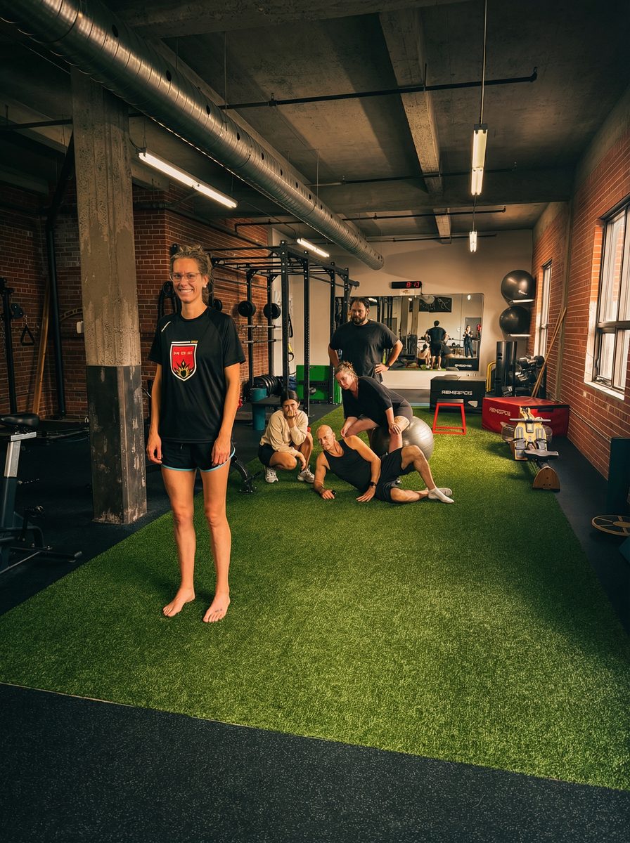 Fascia Release Certification class Montreal gym – practitioners in training